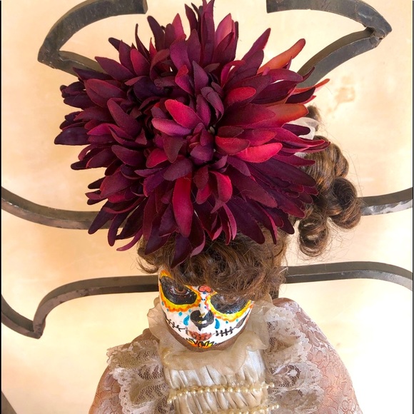 HALLOWEEN DECOR “DAY OF THE DEAD” Horror Doll OOAK - Picture 3 of 11